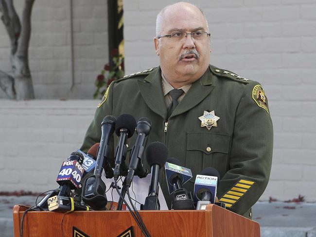 Shasta County Sheriff Tom Bosenko, who also worked the Tera Smith case, says there is no evidence of a link between the two cases. Picture: Andreas Fuhrmann/The Record Searchlight via AP