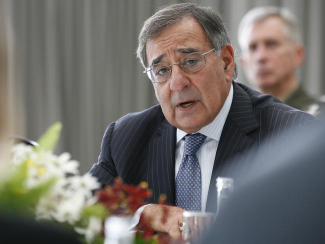 Former US secretary of defence Leon Panetta during a visit to Australia in 2012.