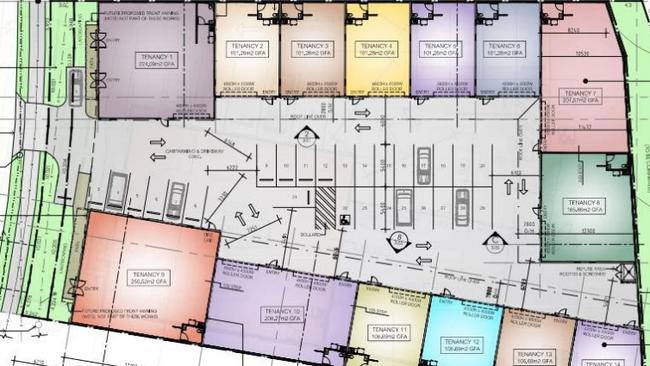 A unit diagram of lot 2 of a new estate on Mount Millman Dr, Smithfield Dr. Image: Supplied