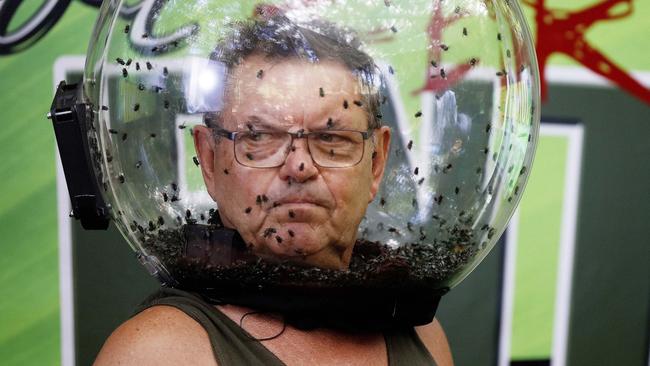 Steve Price during a Tucker Trial on I’m A Celeb. Picture: Nigel Wright