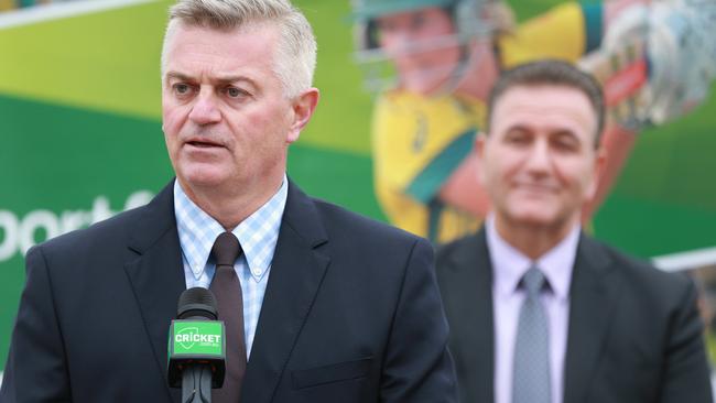 Cricket Victoria CEO Andrew Ingleton has come under fire for the sweeping staff cuts. Picture: Peter Ristevski