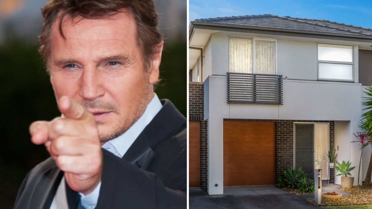 Liam Neeson pops up in video to sell mate’s Mulgrave home