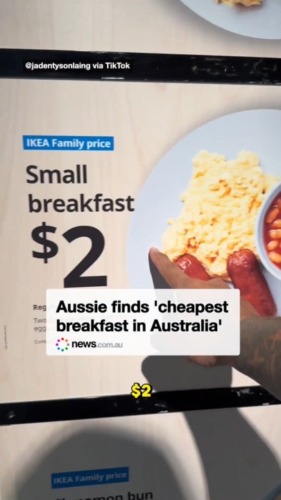 Aussie finds 'cheapest breakfast in Australia'