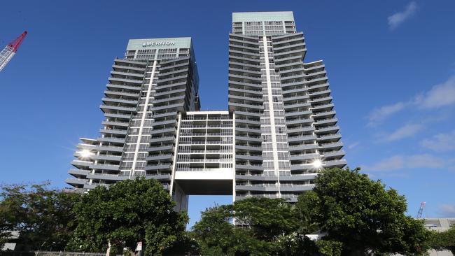 The Meriton towers. Picture Glenn Hampson