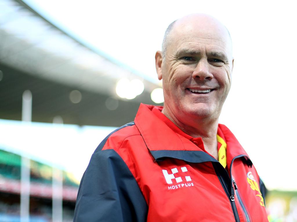 Rodney Eade has met four of the past five Prime Ministers, through his coaching roles at the Suns and Bulldogs. Picture: Ryan Pierse/Getty Images