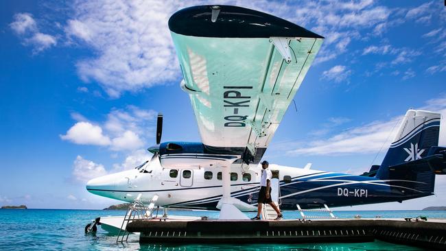 Kokomo Private Island seaplane