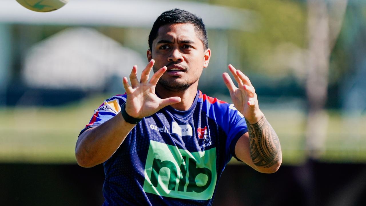Anthony Milford will make his Knights debut against his former Club Brisbane on Thursday night. Picture: Knights Media