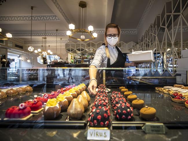 The success of the virus cake in Prague comes as the Czech Republic prepares to go into a second lockdown. Picture: Gabriel Kuchta/Getty Images