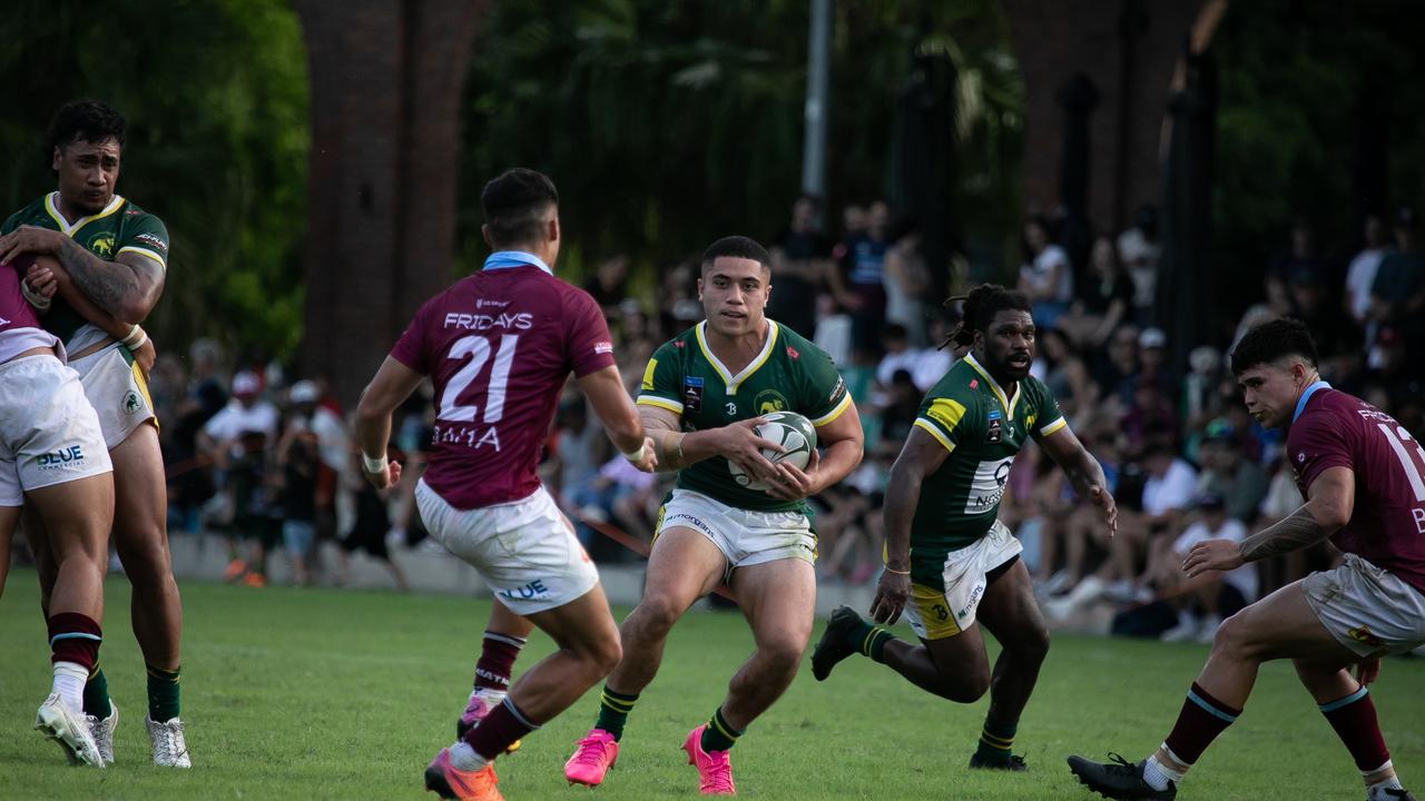 David Vaihu. Wests Bulldogs v University. Saturday April 6, 2024. Picture credit: Holly Hope Creative.