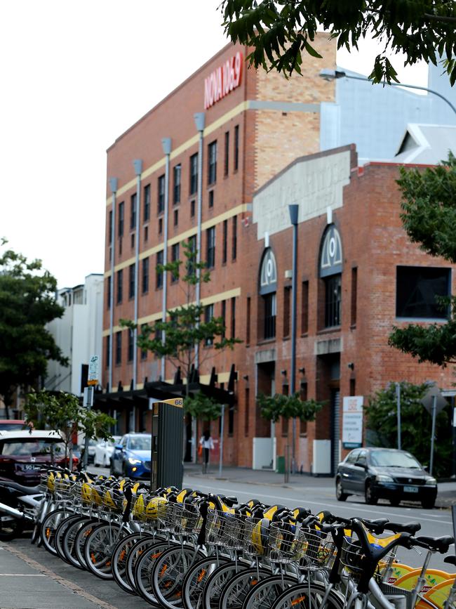 The 4005 postcode, including Teneriffe, pictured, has $3 million in fines owing. Picture: AAP/David Clark