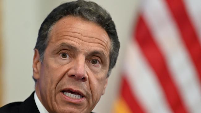 The truth is coming out about New York Governor Andrew Cuomo’s record. Picture: Johannes Eiselle/AFP