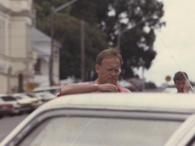 A police surveillance photo of David Eastman before he was charged with the 1989 murder of top cop Colin Winchester. Mr Eastman was acquitted at his 2018 retrial.