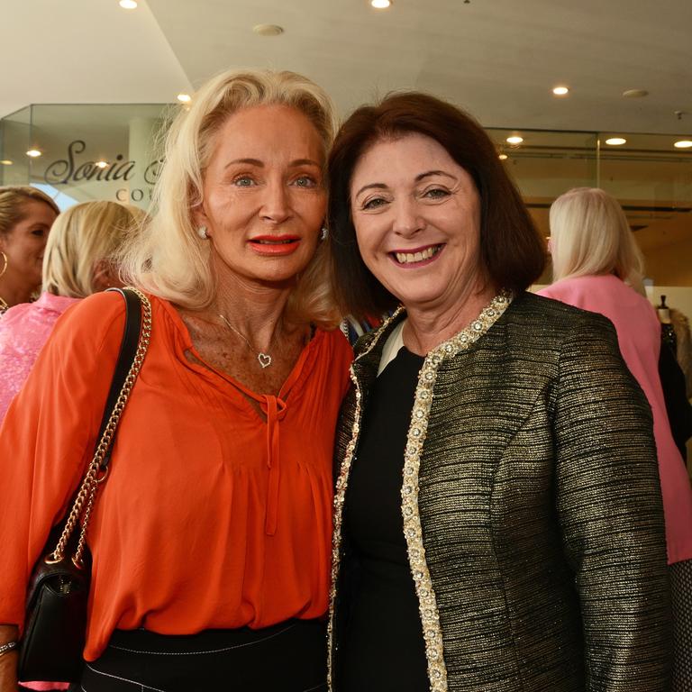 Fiona Tait and Ruth Tate at opening of Sonia Stradiotto Couture store, Marina Mirage. Picture: Regina King