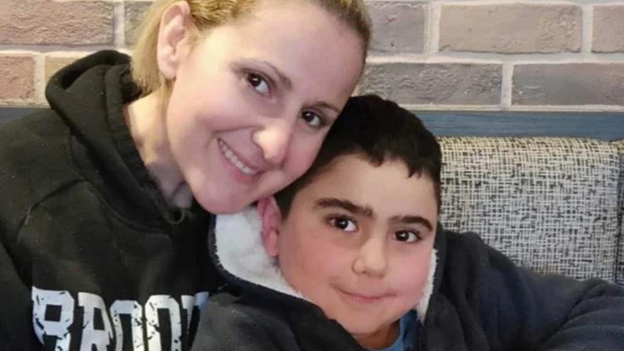 Nicholas Tadros, pictured with his mum Vanessa, is facing a major health setback after weeks in hospital following the crash. Picture: Supplied.