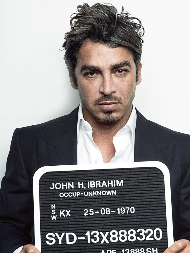 John Ibrahim’s own publicity still from his book Last King of the X. RRP $34.99