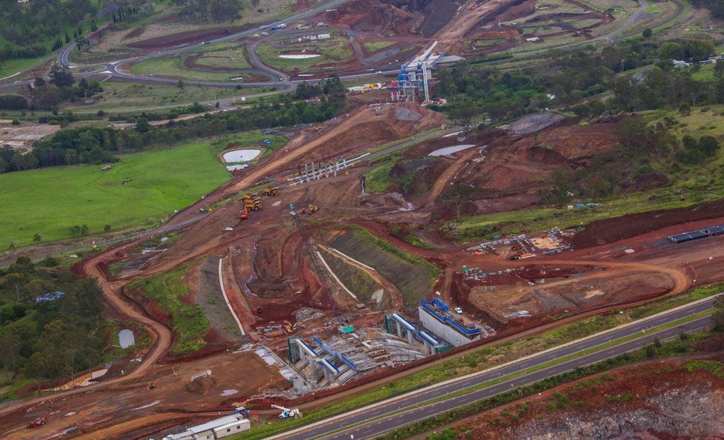 Nexus has shared photos of the Toowoomba Second Range Crossing on its Facebook page. Picture: Above Photography PTY LTD