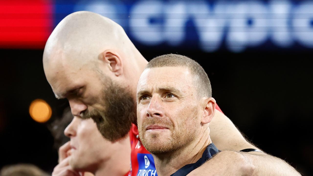 ‘Shows he cares’: Gawn defends Goodwin’s post-match ‘balls-up’