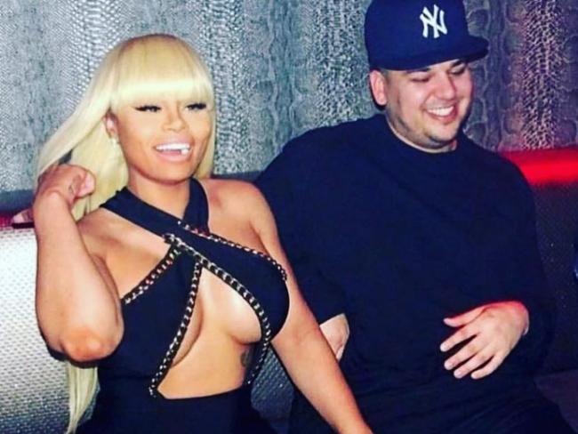 Rob Kardashian and Blac Chyna have a tumultuous relationship. Picture: Instagram