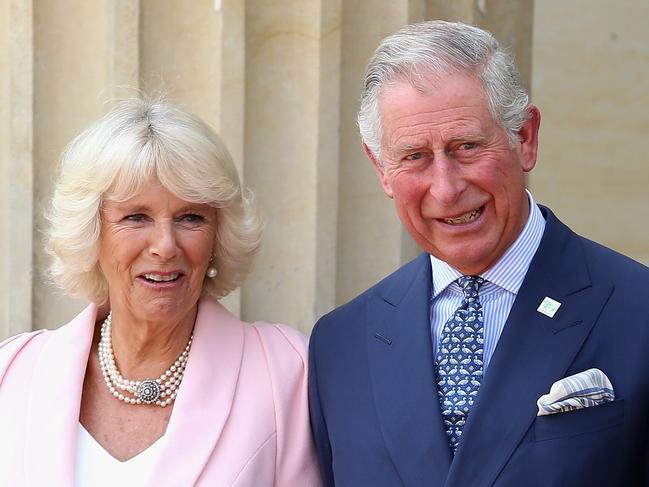 BOGOTA, COLOMBIA - OCTOBER 29:  Camilla, Duchess of Cornwall and Prince Charles, Prince of Wales at the Presidential Palace for an Official Welcome on October 29, 2014 in Bogota, Colombia. The Royal Couple are on a four day visit to Colombia as part of a Royal tour to Colombia and Mexico. After fifty years of armed conflict in Colombia the theme for the visit is Peace and Reconciliation.  (Photo by Chris Jackson/Getty Images)