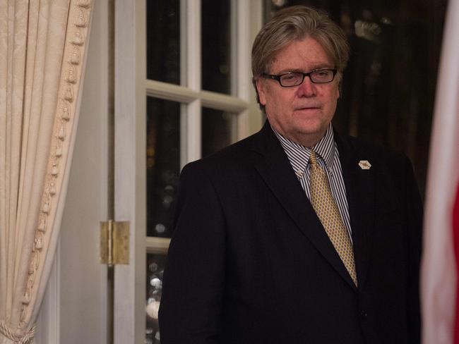 Steve Bannon is under fire from the Trump family. Picture: AFP/Nicholas Kamm