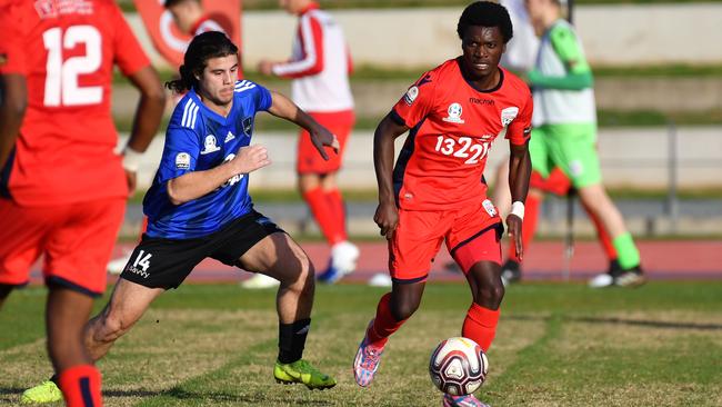 Adelaide City has signed promising attacker Aladin Irabona from Adelaide United youth. Picture: AAP Image/Keryn Stevens