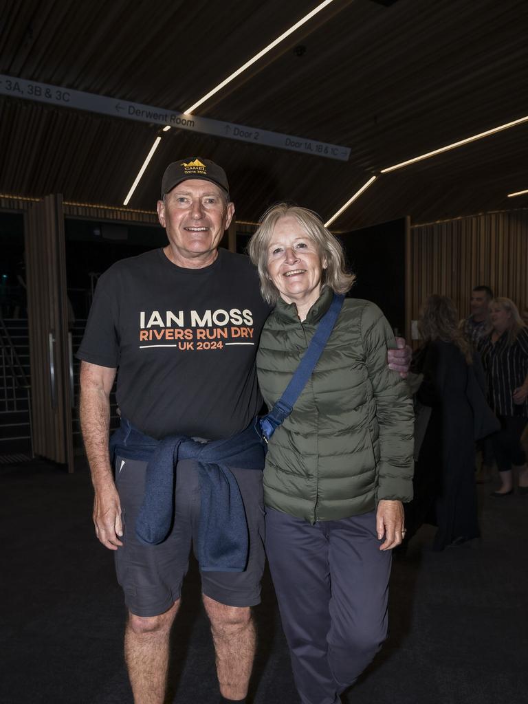 Cold Chisel The Big Five-0 tour - Rob Bousfield and Jan Laver from the UK. Picture: Caroline Tan