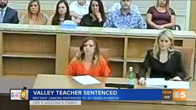 Brittany Zamora Paedophile Teacher Files For Divorce Daily Telegraph