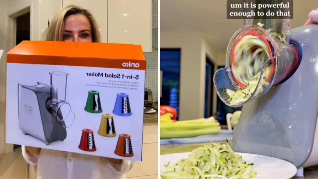 Shoppers are going wild for this $35 5-in-1 salad maker from Kmart