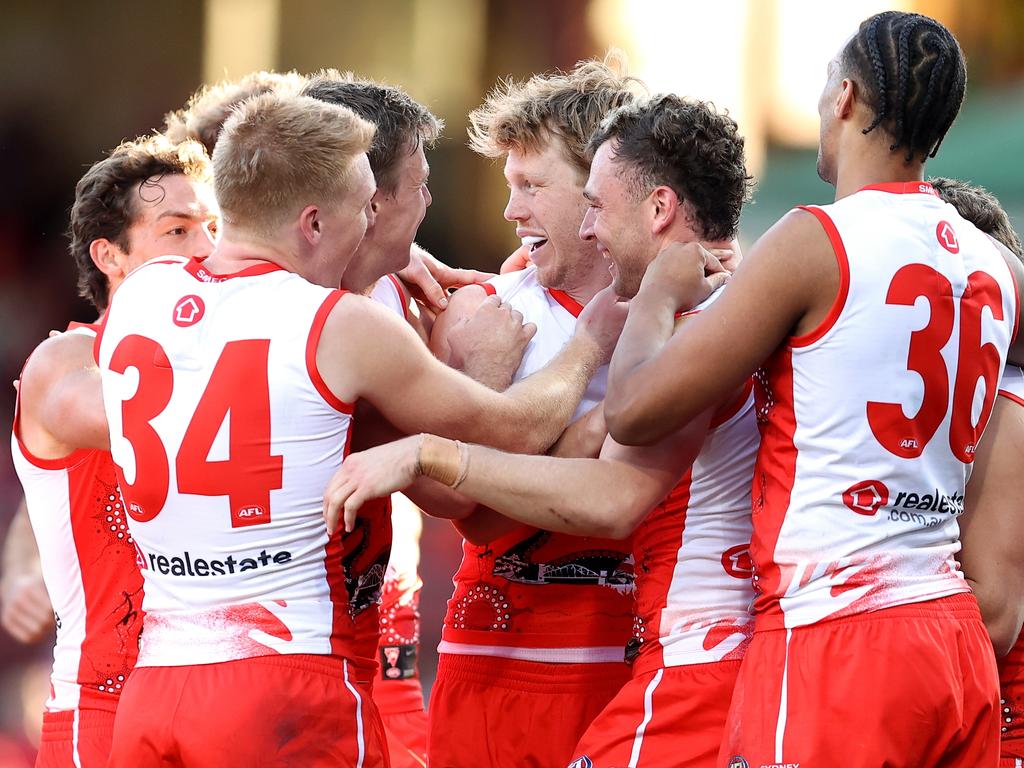 And it capped off a long-awaited comeback. Picture: Brendon Thorne/AFL Photos/via Getty Images