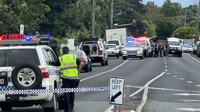 On Thursday, police locked down part of another suburb following a shooting. Picture: Supplied