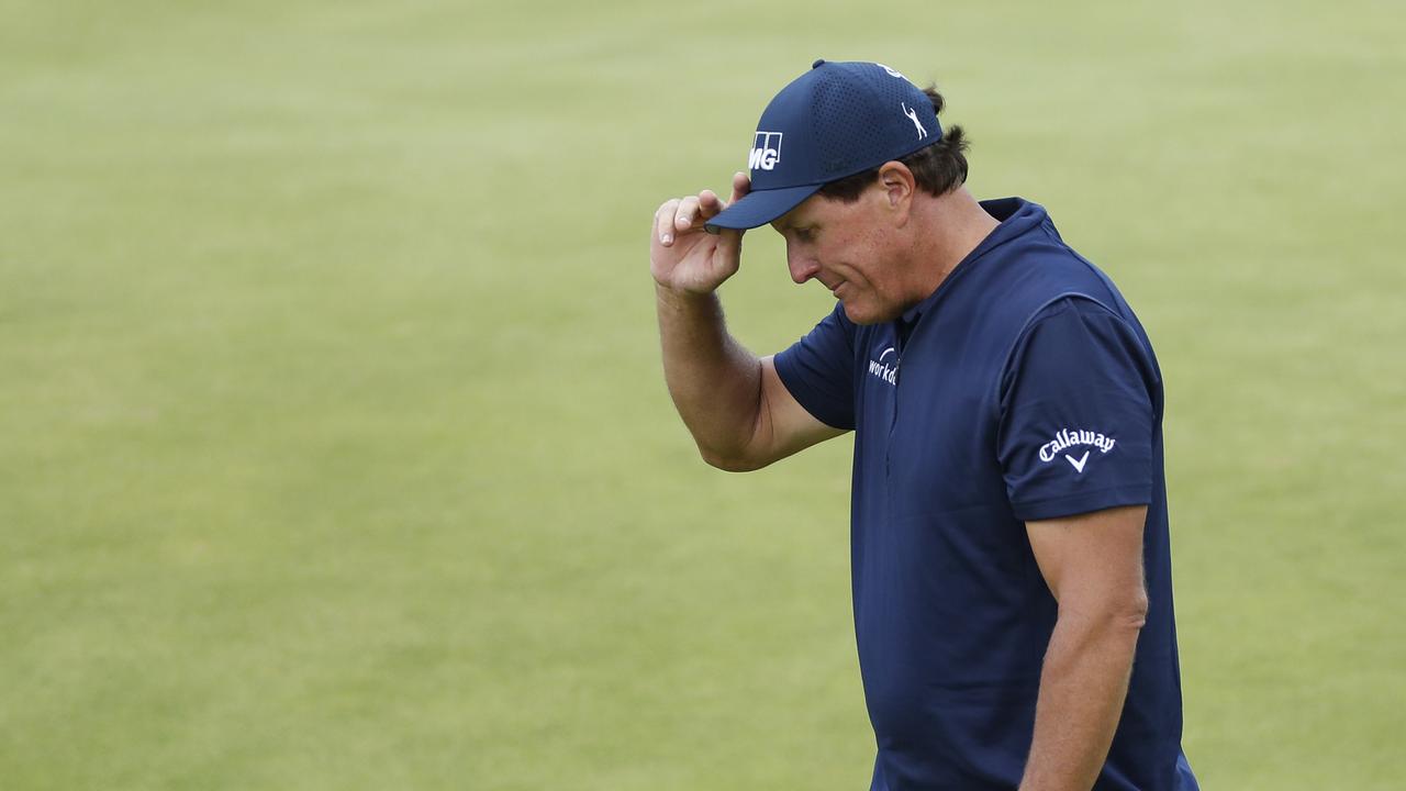 Open Championship 2021 Round One, British Open golf, Phil Mickelson