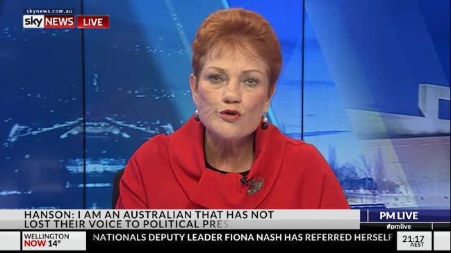 Hanson: 'I am sick and tired of these gutless politicians'