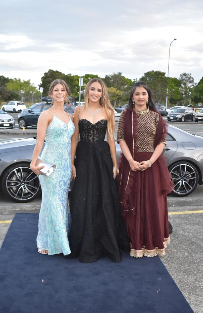 Students at the 2024 Chancellor State College formal.