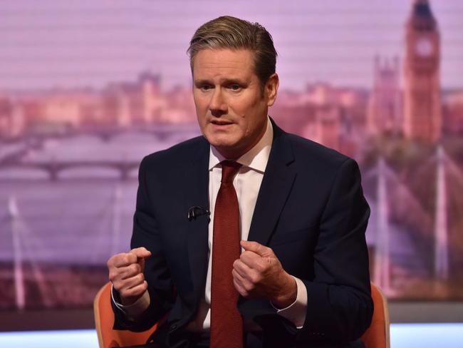 Shadow Brexit Secretary Keir Starmer. Picture: Jeff Overs/BBC Picture Publicity via Getty Images