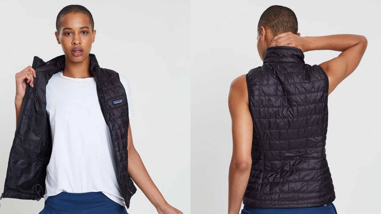 Patagonia women's nano puff vest cheap black