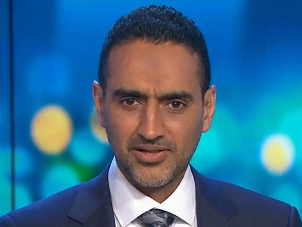 <i>The Project</i> host Waleed Aly Asked Dr Swan who Australians could keep themselves ahead of the Covid surge. Picture: Channel 10.