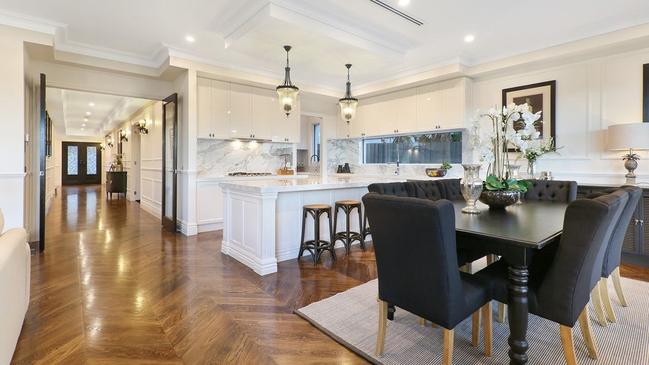 Inside the lavish Kew home, which has been on the market almost a year now.