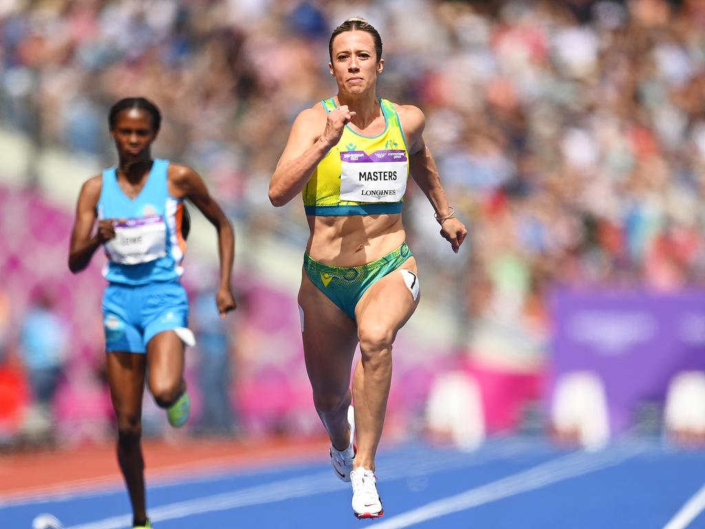Bree Masters came in second in her heat to qualify for the semi-finals of the 100m at the Birmingham 2022 Commonwealth Games. Picture: David Ramos/Getty Images