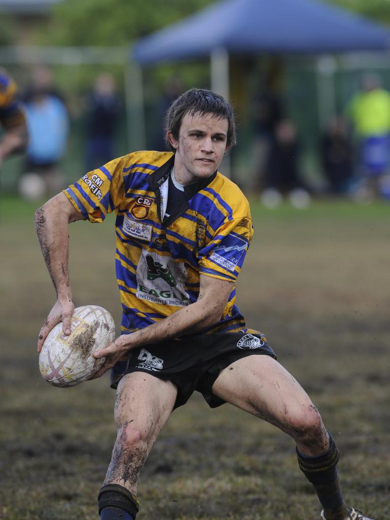 This one got a bit dirty, but Mullumbimby Giants have never been afriad to get their kits dirty. Picture: Marc Stapelberg.