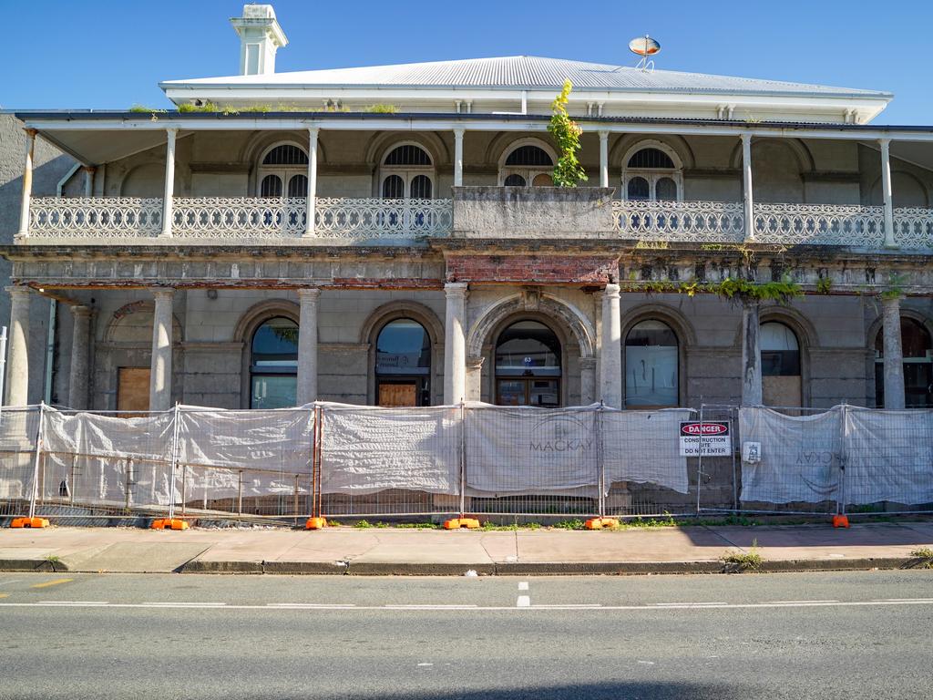 The old Commonwealth Bank along Victoria Street in Mackay. Picture: Heidi Petith