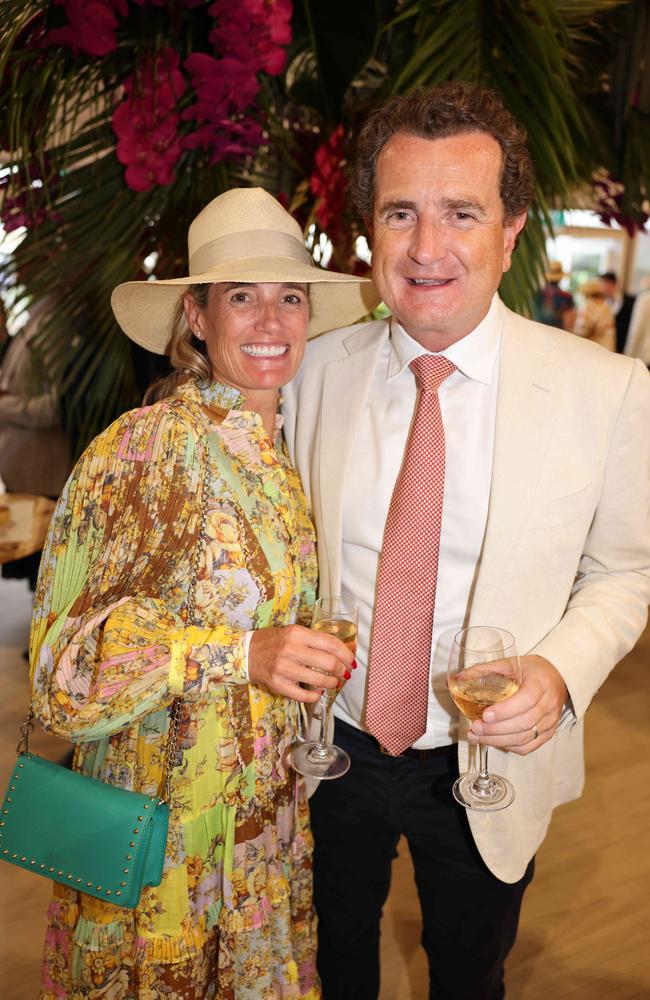 Matilda Keenan and Tim Keenan at the Magic Millions Race Day 2025 at Gold Coast Turf Club for Gold Coast at Large. Picture, Portia Large.