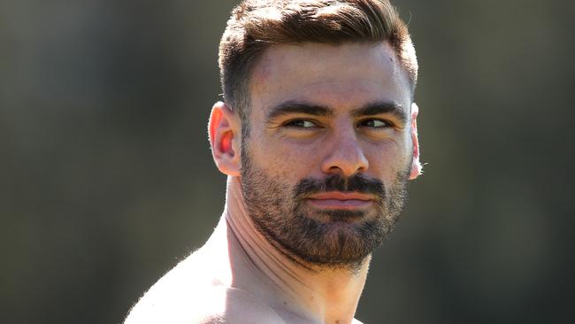 Giants Stephen Coniglio during the GWS Giants open training and fans session ahead of their AFL Grand Final with Richmond this week. Picture. Phil Hillyard