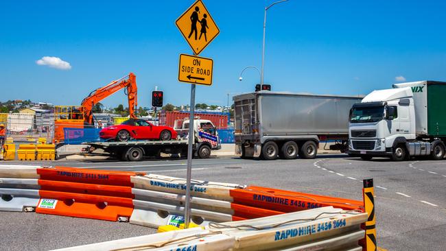 Kingsford Smith Drive has been the roadworks hotspot in recent years. Picture: AAP/Richard Walker