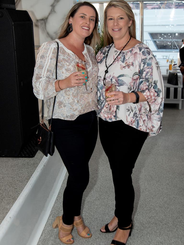 Ciara Howell and Emma White at the Infomaps 20th Anniversary Party. Picture: Andrew Meadowcroft.