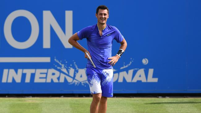 Bernard Tomic struggled throughout the year. Picture: Getty Images