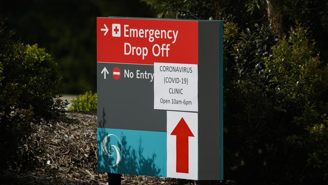 Northern Beaches H has a COVID-19 clinic. Photo: Tim Pascoe