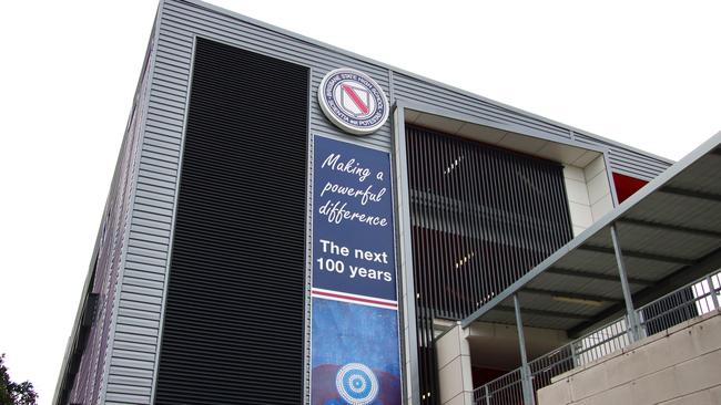 Gender-neutral toilets have been installed at Brisbane State High School. Picture: David Clark