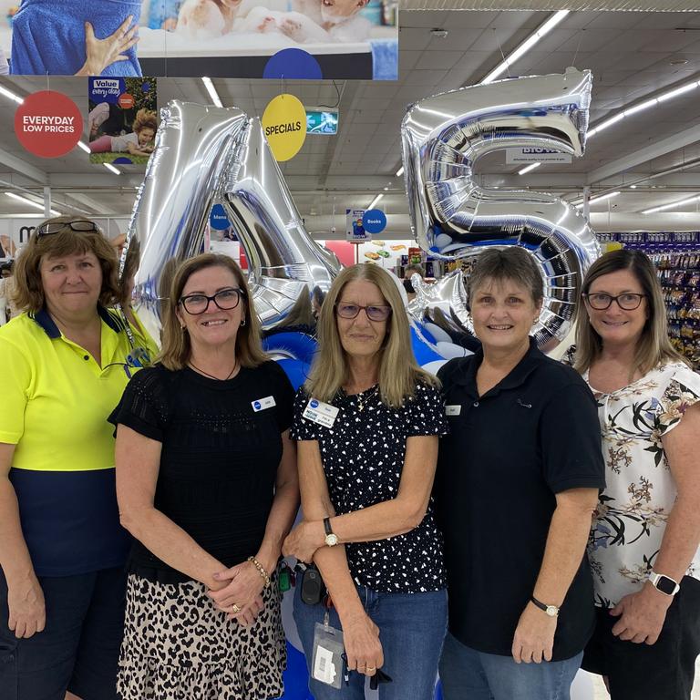 Big W Gladstone celebrates 45 years as manager Julie Van Deudekom