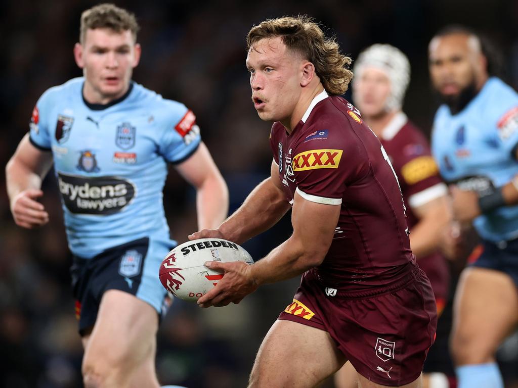 Reuben Cotter had a Queensland Origin debut for the ages. Picture: Cameron Spencer/Getty Images