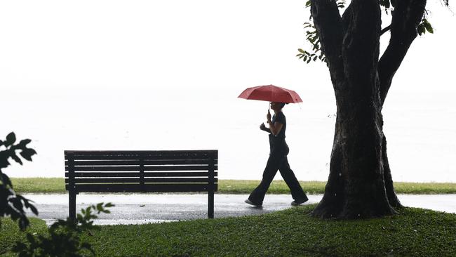 Cairns is expecting a wet and miserable next few days as moisture from the South and Lows form the north hit the region. Picture: Brendan Radke